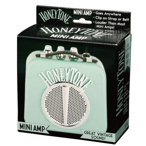 Dan Electro HTA-FA Honeytone Mini Guitar Amplfier . Small and Light..Great for Travelling ,Retro Colors ,Aqua Or Black