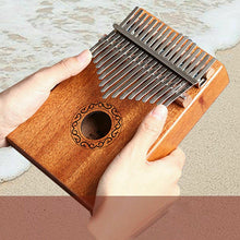 Load image into Gallery viewer, 17-Key Kalimba Thumb Piano Toy Wooden Mahogany Finger Musical Instrument Kit