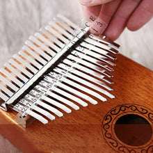 Load image into Gallery viewer, 17-Key Kalimba Thumb Piano Toy Wooden Mahogany Finger Musical Instrument Kit