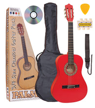 Load image into Gallery viewer, Deluxe Easy To Play Palma 3/4 Size Classical Guitar Outfit - Natural - PL34NOFT