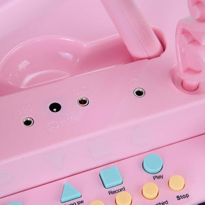 Kids Electronic Grand Piano Childrens Keyboard Toy 37 Keys Microphone Seat