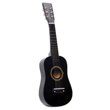 Load image into Gallery viewer, 23&quot; Inch Kids Wooden Acoustic Guitar Child Children Guitar Black w/ String Pick