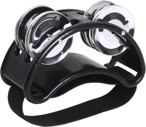 iGadgitz Xtra U6993 - Foot Tambourine Foot Shaker Foot Jingle - Guitar Players,