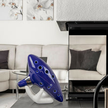 Load image into Gallery viewer, Ocarina 12 Hole Alto C + Song Book- Display Stand- And Neck Cord- Easy-to-Learn