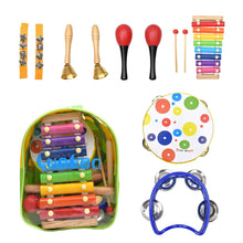 Load image into Gallery viewer, Rugged 20PCs Wooden Percussion Musical Instruments Set For Children