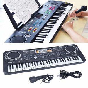 61 Keys Digital Electric Piano Music Electronic Keyboard Organ Mini Microphone