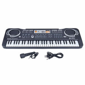 61 Keys Digital Electric Piano Music Electronic Keyboard Organ Mini Microphone
