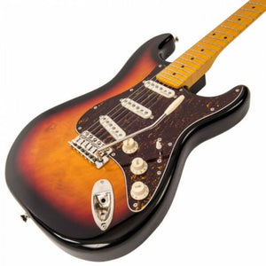 Vintage, Electric Guitar, V6 mssb - Maple Fingerboard Reissued Series 2018 Sunburst (Left hand available)