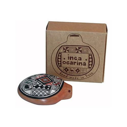 Deluxe Gift Boxed Ocarina Handmade And Painted In Peru
