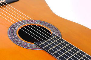 Encore ENC44OFT Natural Wood Full Size Classic Guitar Outfit